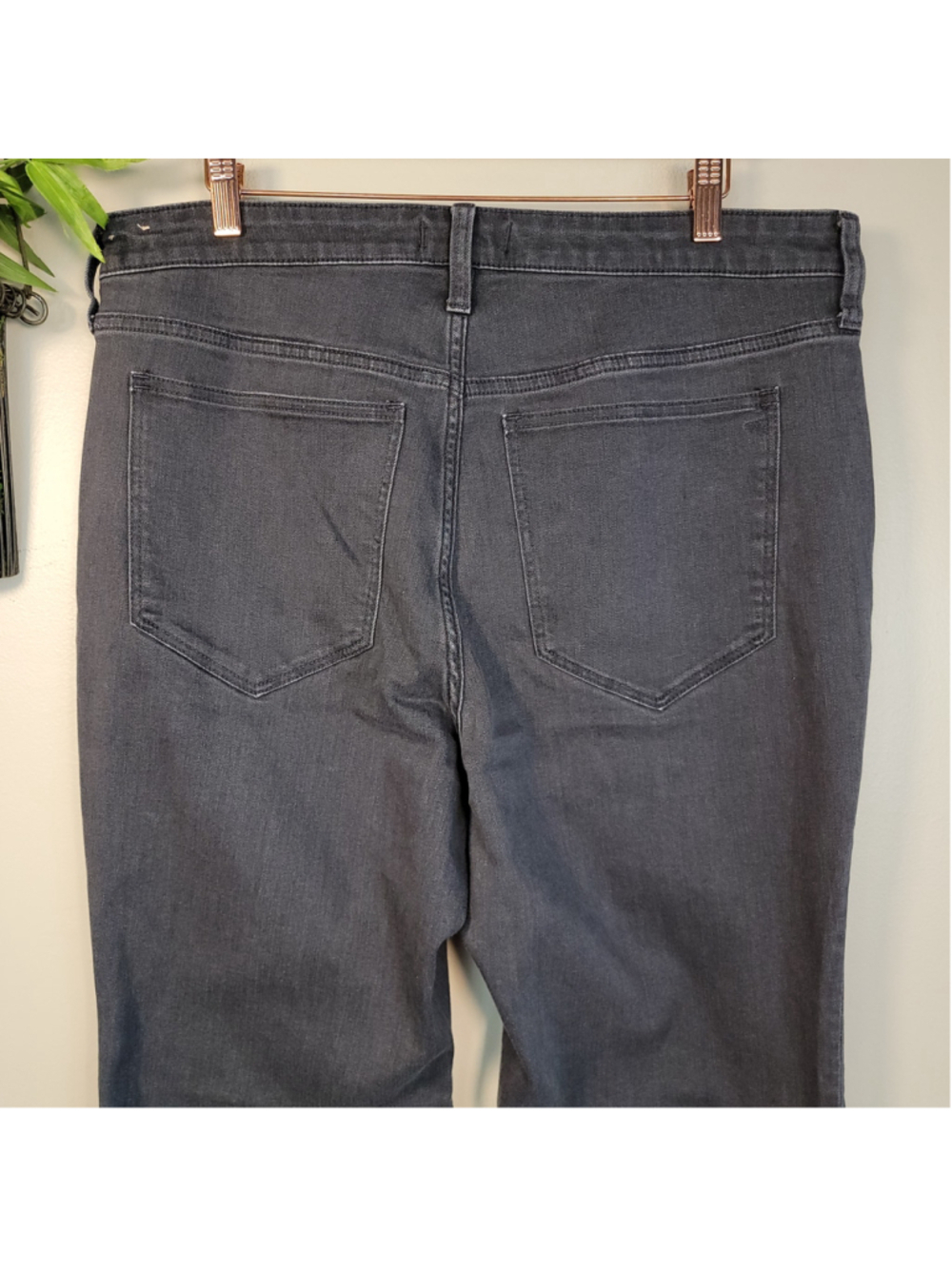 Madewell Roadtripper Skinny Flare Jeans Black Side Split Boot Bootcut 16 W - Picture 8 of 13
